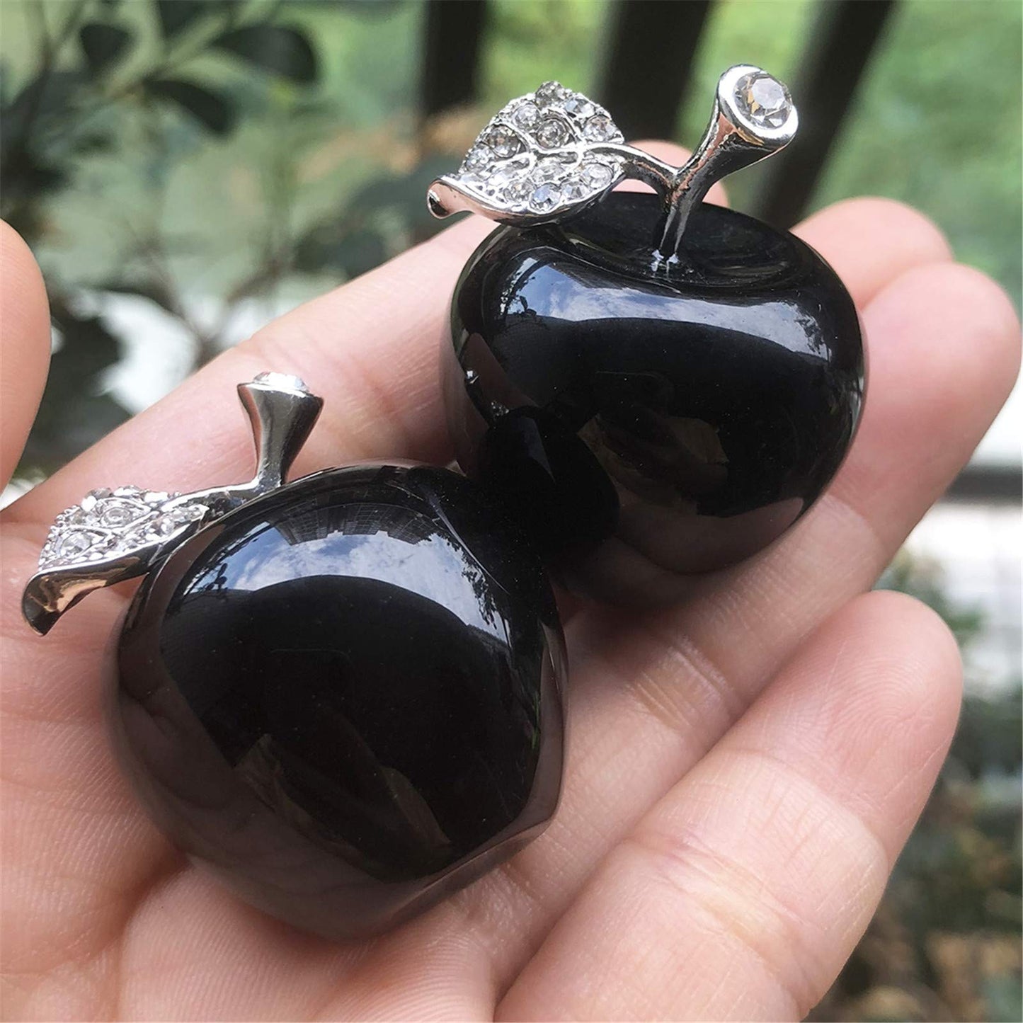 Black Obsidian Apples