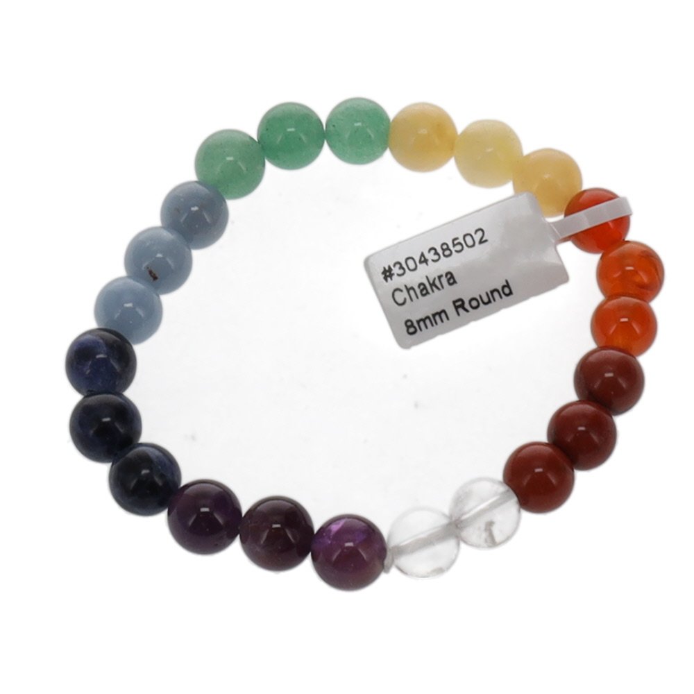 7 Chakra Crystal Bracelet (8mm)