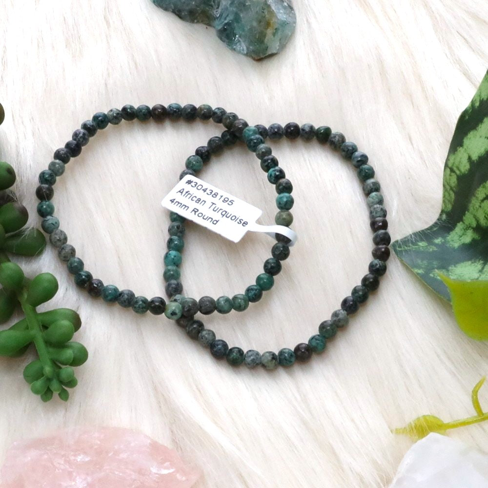 African Turquoise Bracelet (4mm)