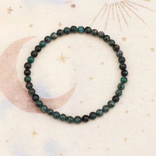 African Turquoise Bracelet (4mm)