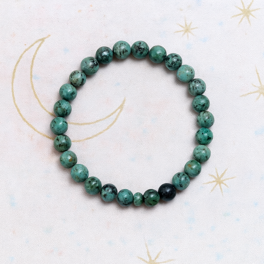 African Turquoise Bracelet (8mm)