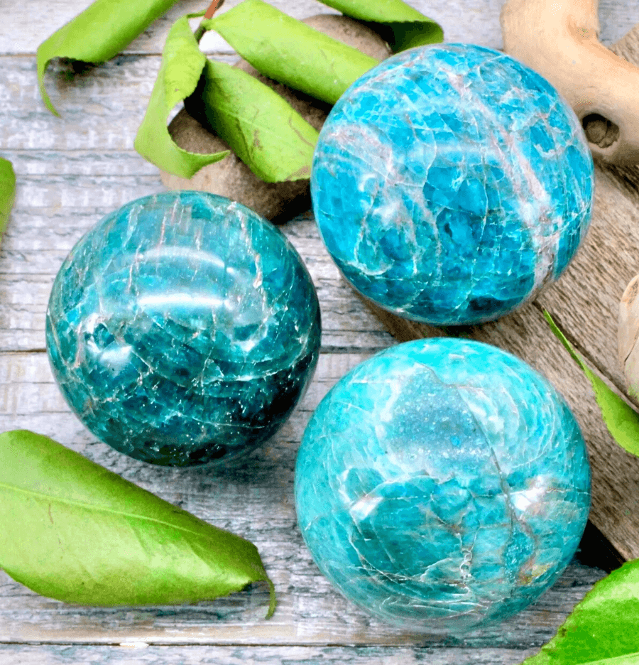 Apatite Crystal Sphere - Spirit and Stardust