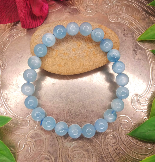 Aquamarine Bracelet (AAA Grade) For Tranquillity (8mm)
