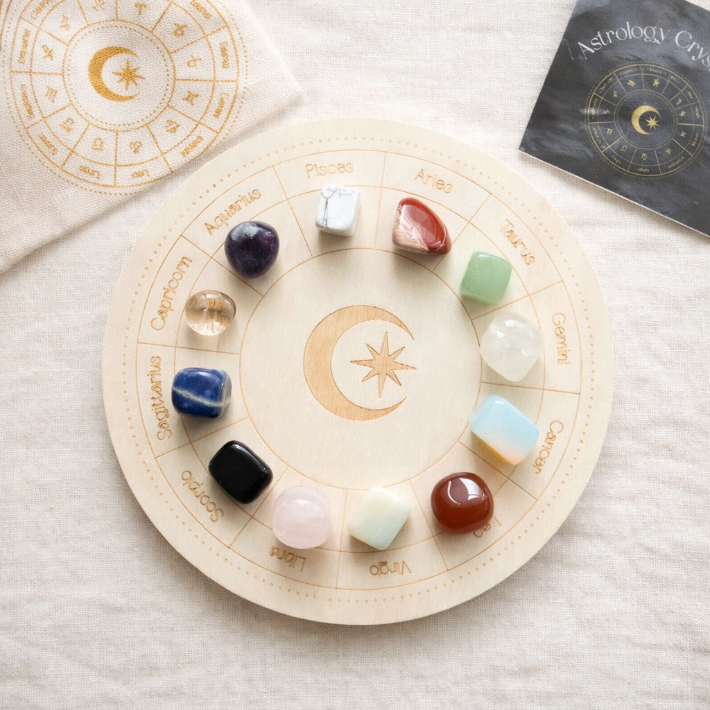 Astrology Crystal Grid Set