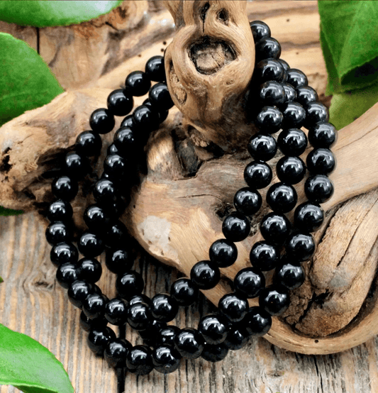 Black Tourmaline Bracelet For Psychic Protection - Spirit and Stardust