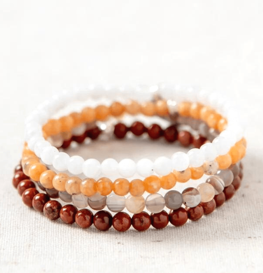 Zodiac Energy Bracelet Set - Cancer - Spirit and Stardust