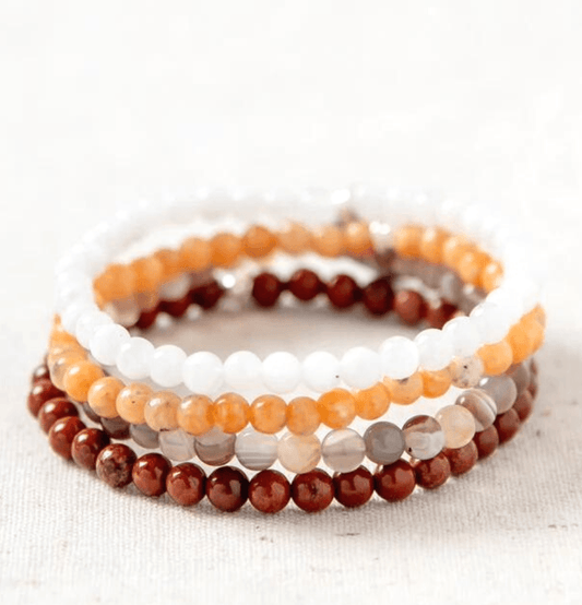 Zodiac Energy Bracelet Set - Cancer - Spirit and Stardust