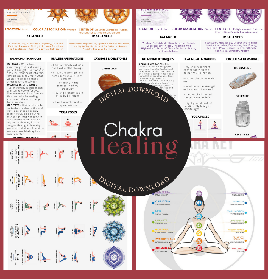The 9-Page Chakra Healing Guide - Digital Download - Spirit and Stardust