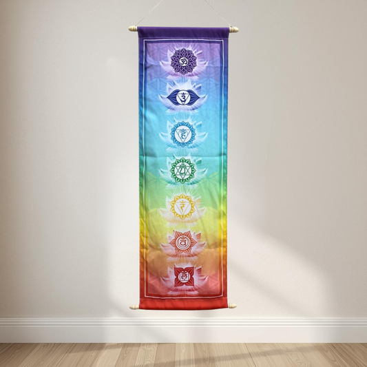 Chakra Print on French Crepe Banner (36x90cm)
