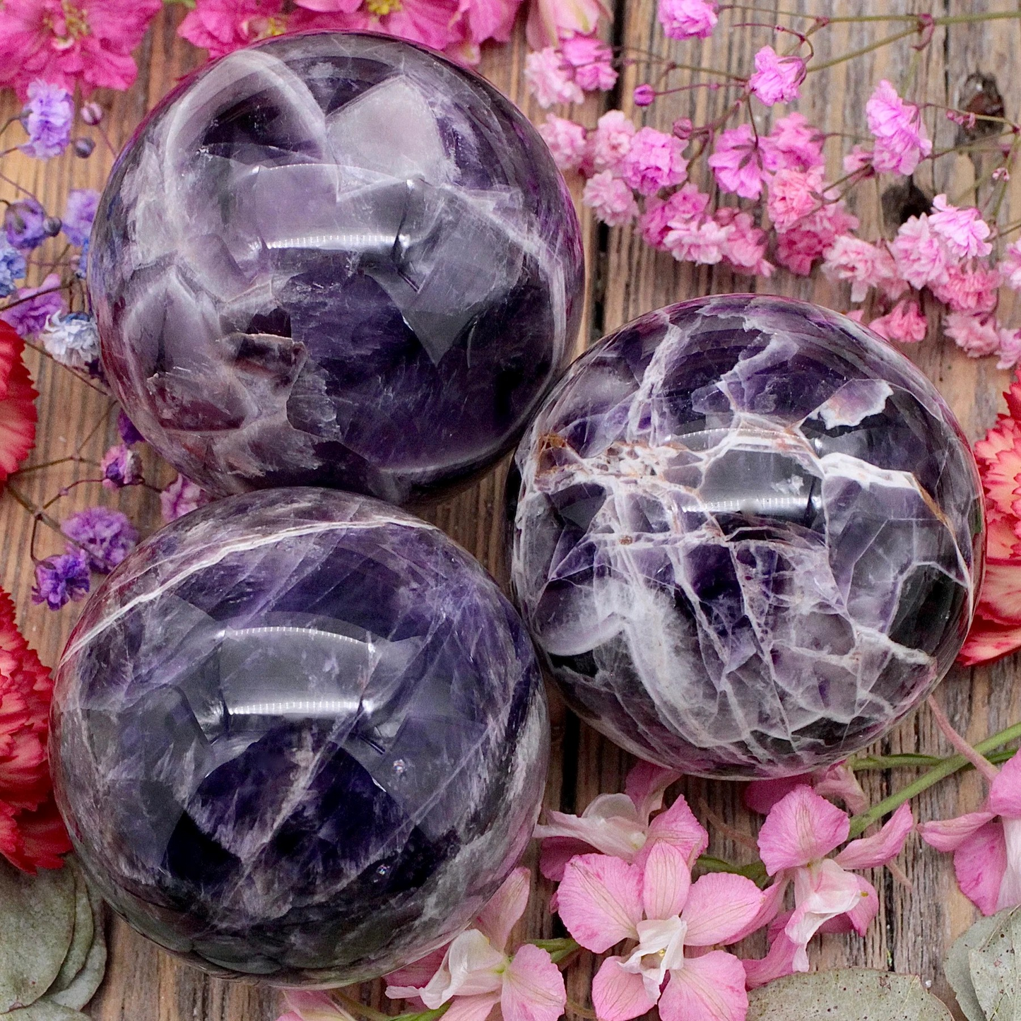 Amethyst Sphere (Chevron)