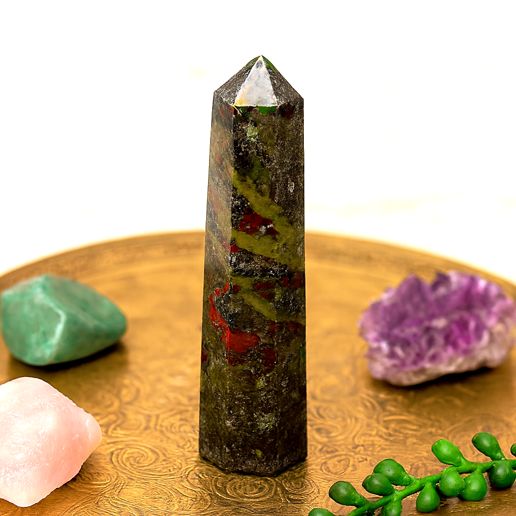 Dragon Blood Jasper Tower