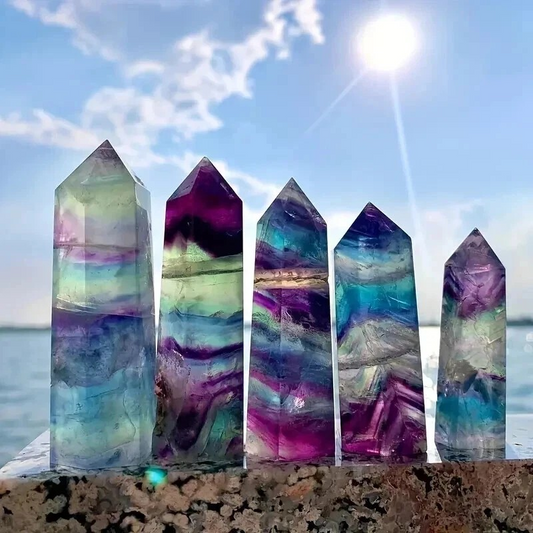 Rainbow Fluorite Tower