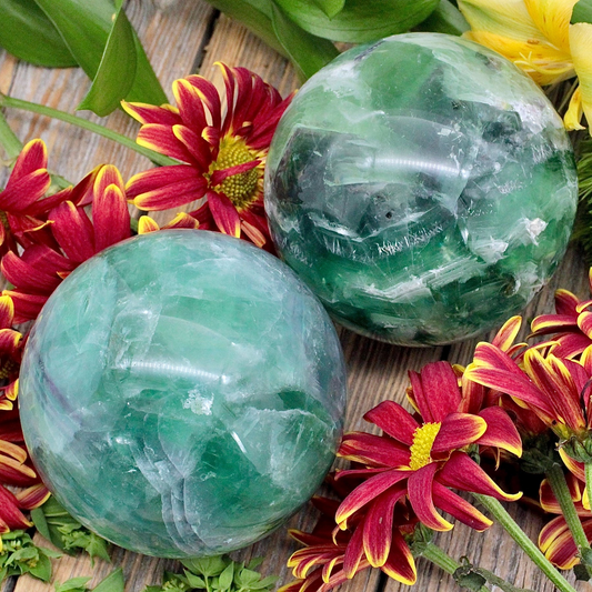 Fluorite (Green) Sphere