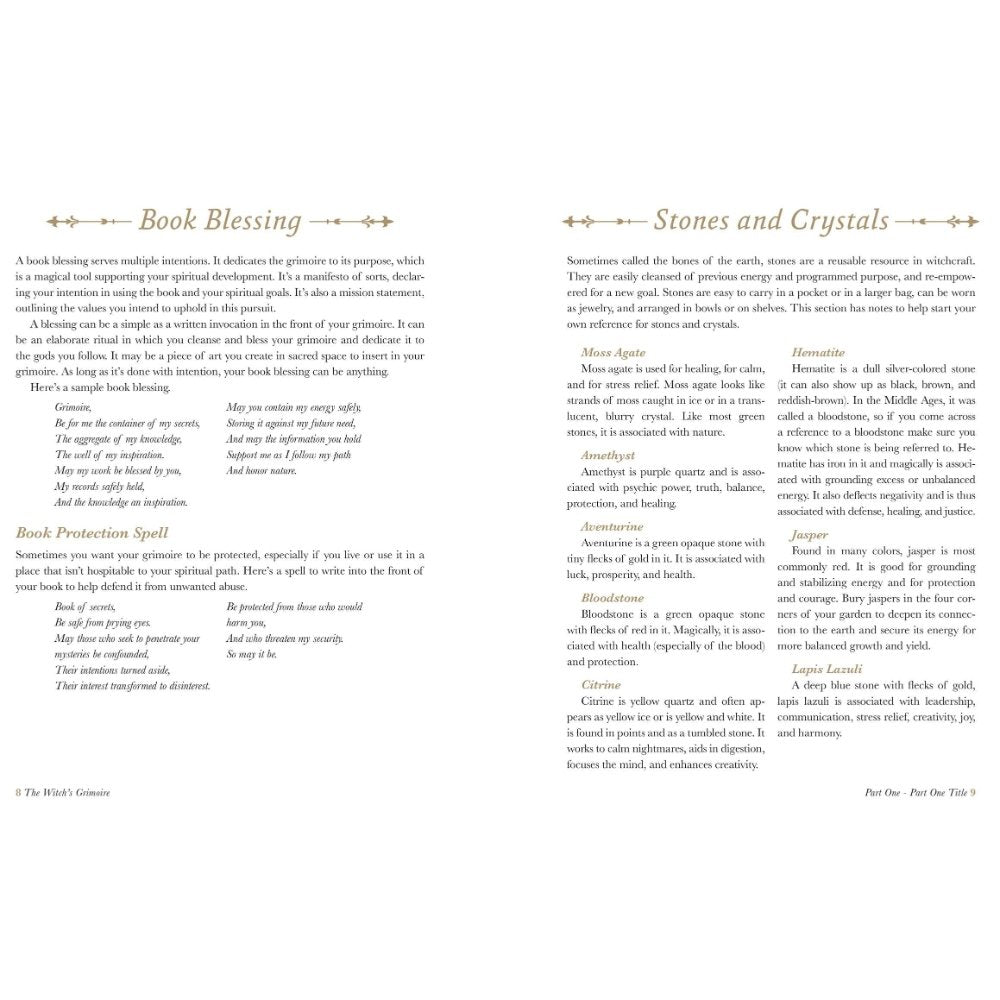 Witch’s Grimoire Book – Spell Journal