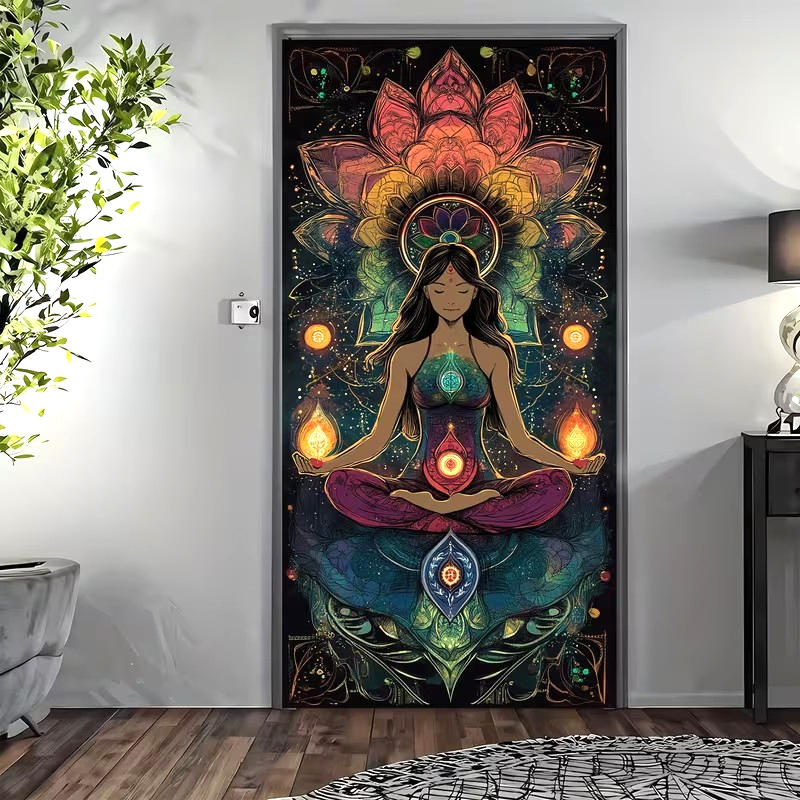 Chakra Meditation Door Banner