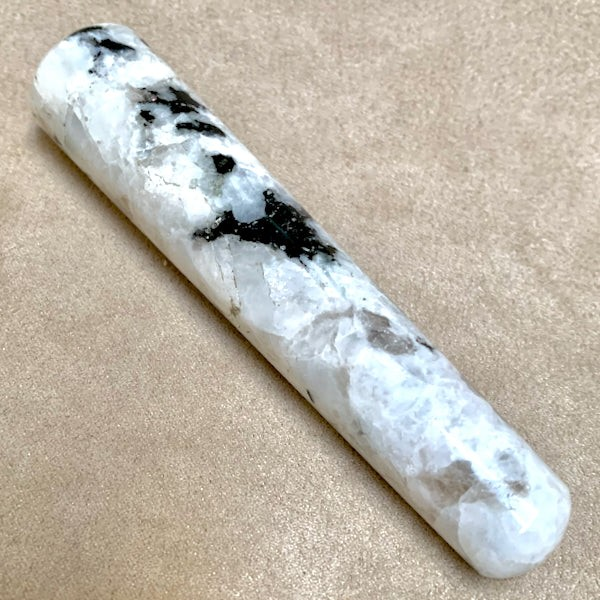 Rainbow Moonstone Massage Wand (Round)