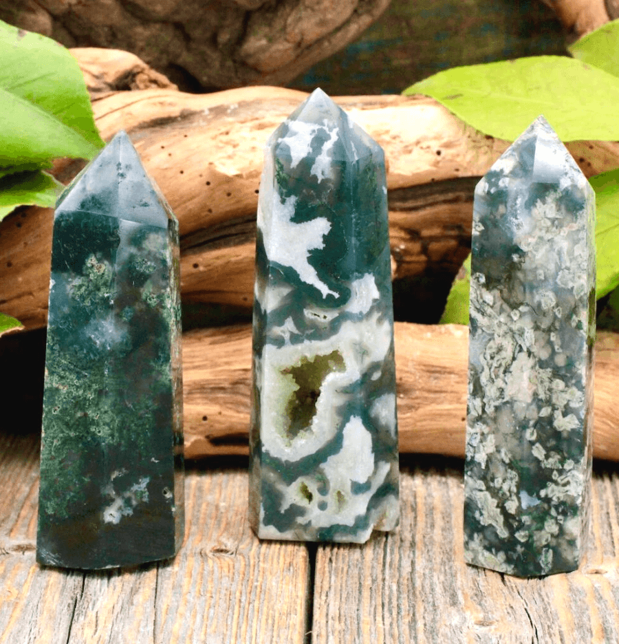 Moss Agate Crystal Generator - Spirit and Stardust