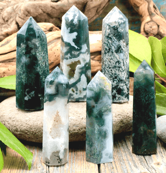 Moss Agate Crystal Generator - Spirit and Stardust