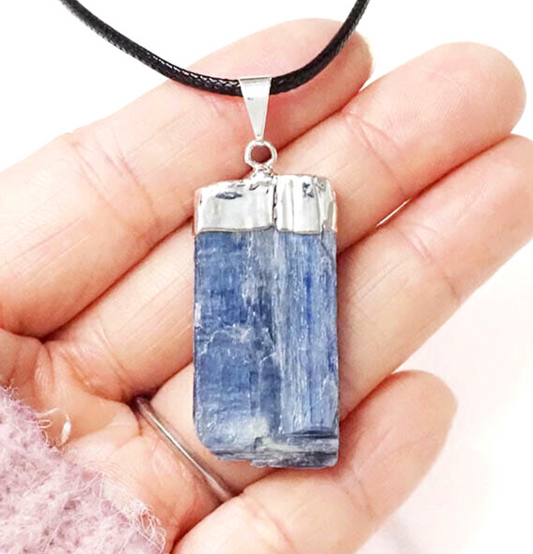 Natural Blue Kyanite Pendant