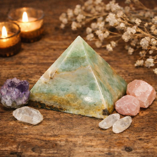 Carribean Calcite Pyramid (Green)