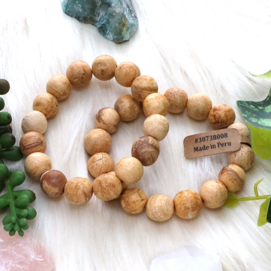 Palo Santo Bracelet For Powerful Healing (12mm)