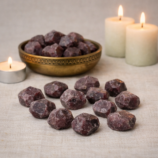 Raw Ruby Hexagonal: The Stone for Passion and Courage