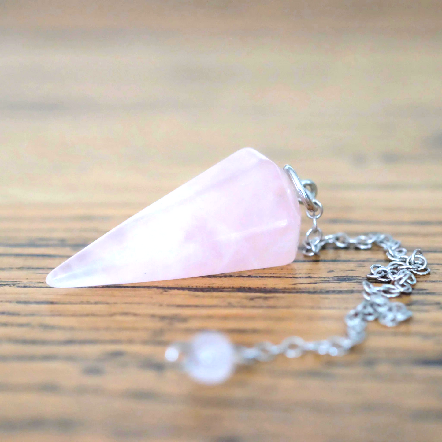 Rose Quartz Hexagon Pendulum