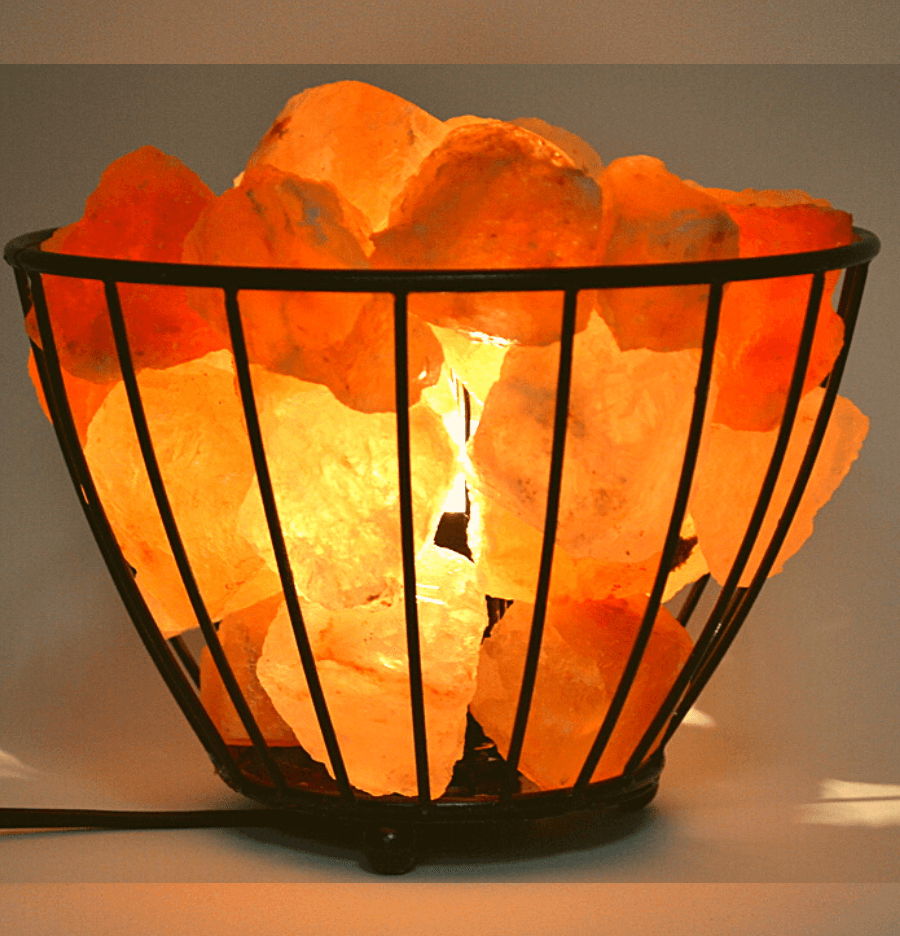 Pink Himalayan Salt Lamp Cage - Spirit and Stardust