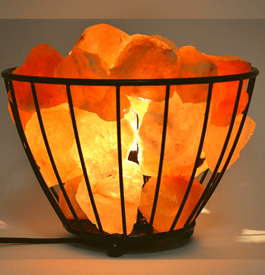 Pink Himalayan Salt Lamp Cage - Spirit and Stardust