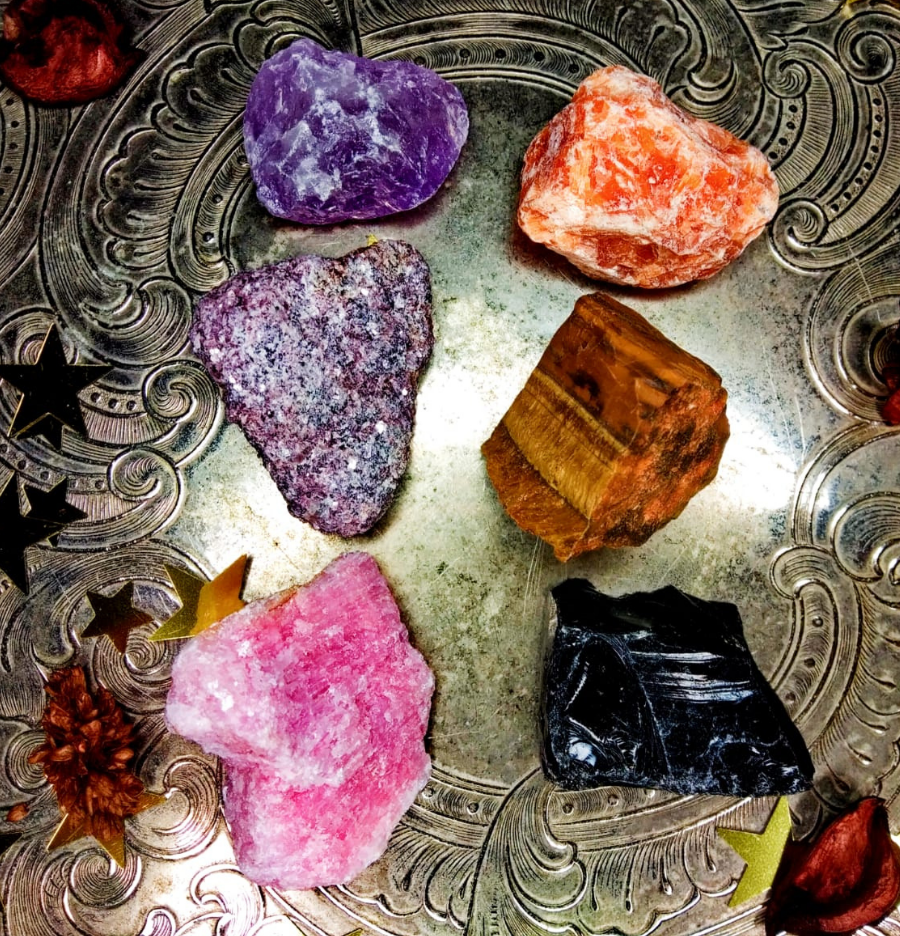 Mixed Raw Crystal Set (24 Crystals)