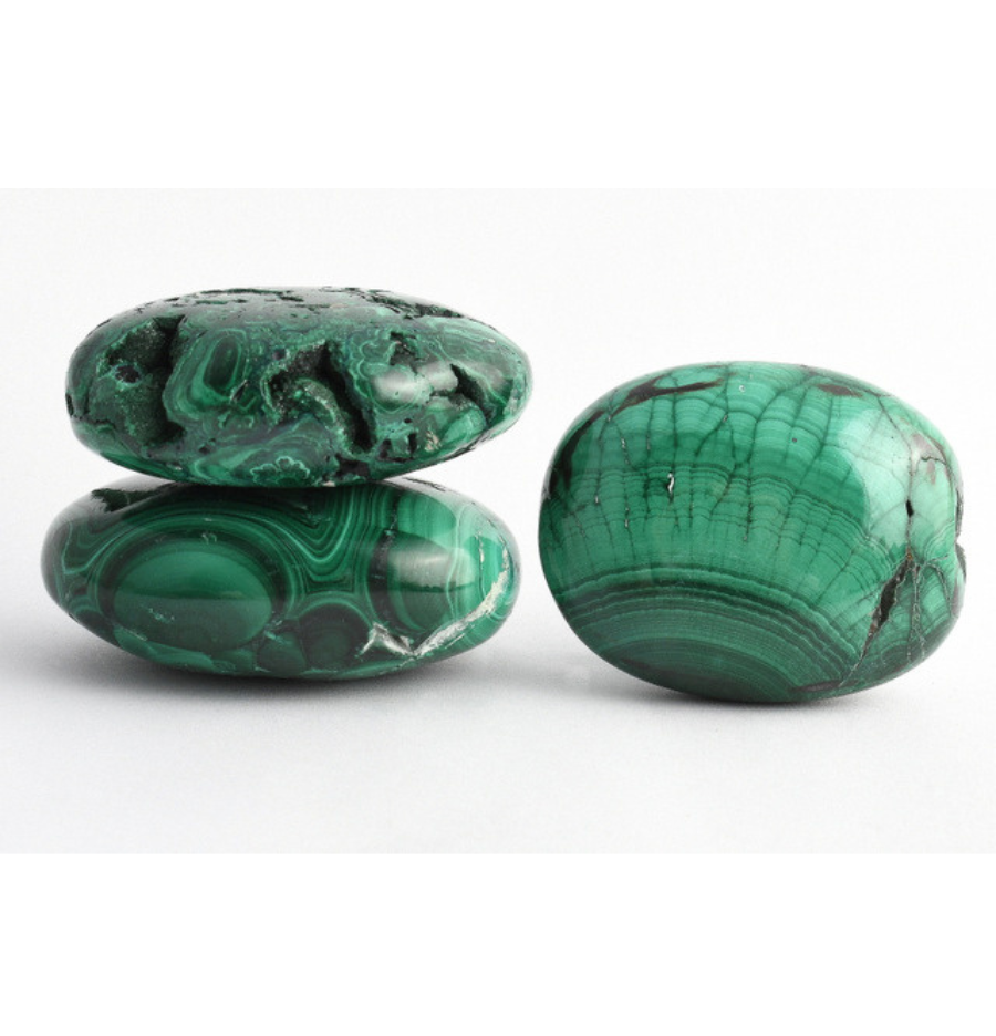Malachite Palm Stone
