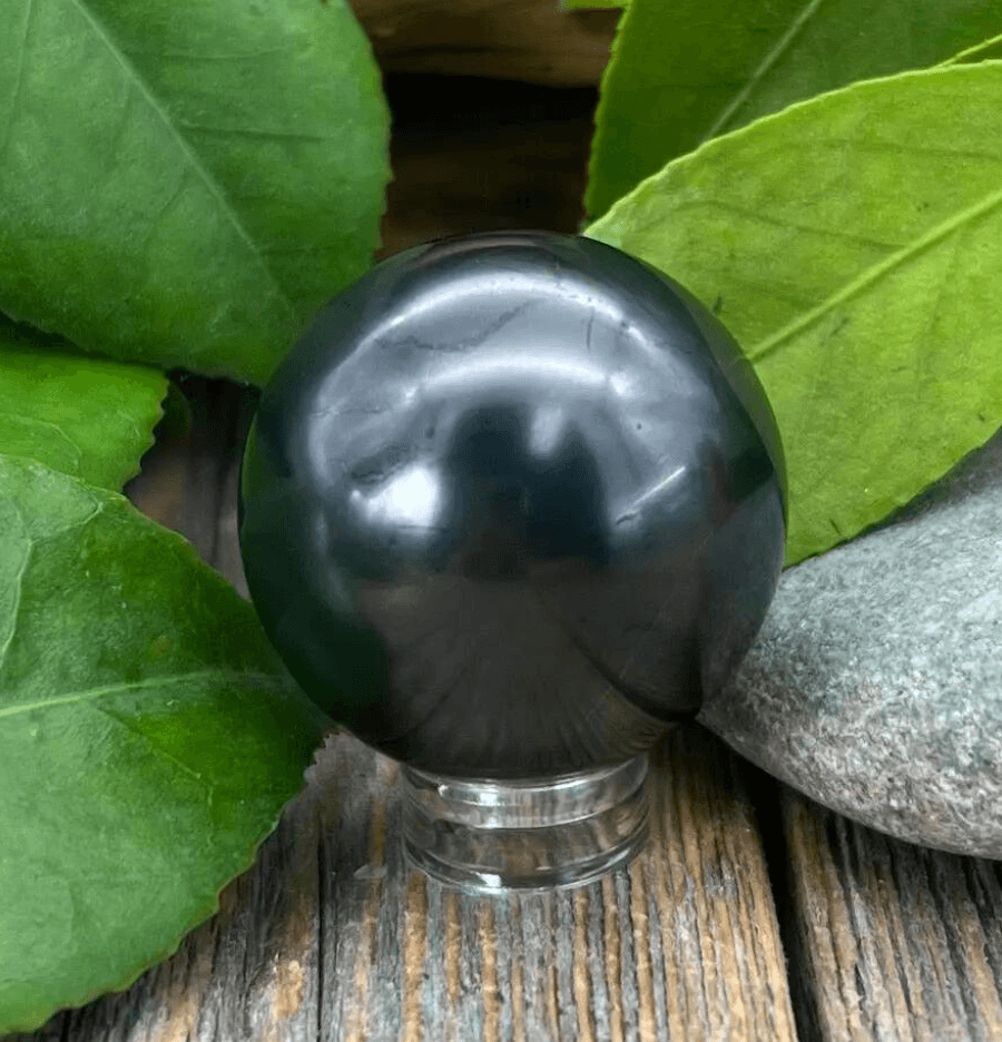 Shungite Crystal Sphere - Spirit and Stardust