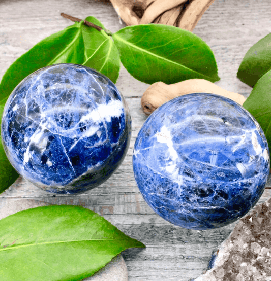 Sodalite Crystal Sphere - Spirit and Stardust