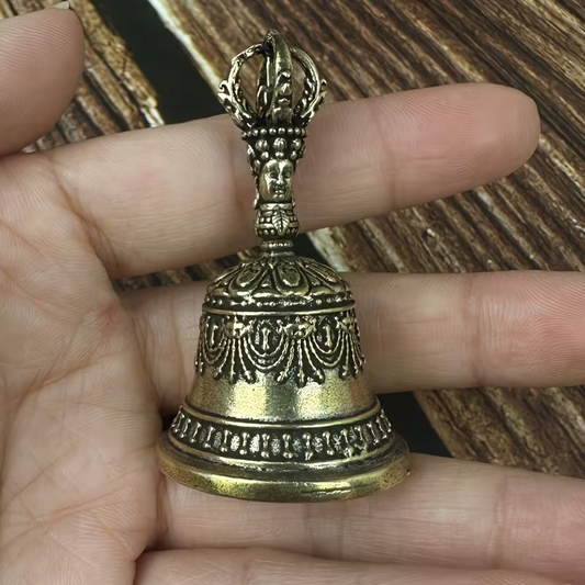 Hand-Carved Tibetan Meditation Bell