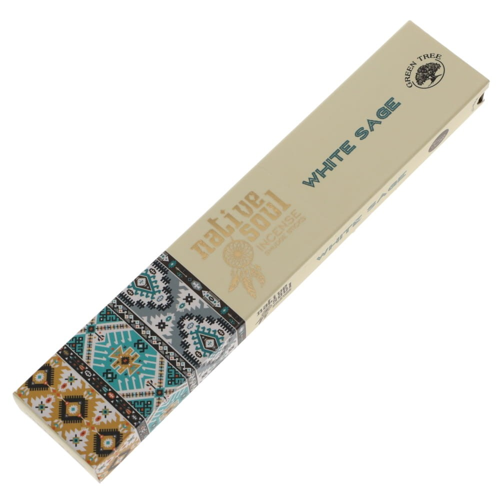 White Sage Incense 15gms (10-12 Sticks) (Native Soul)