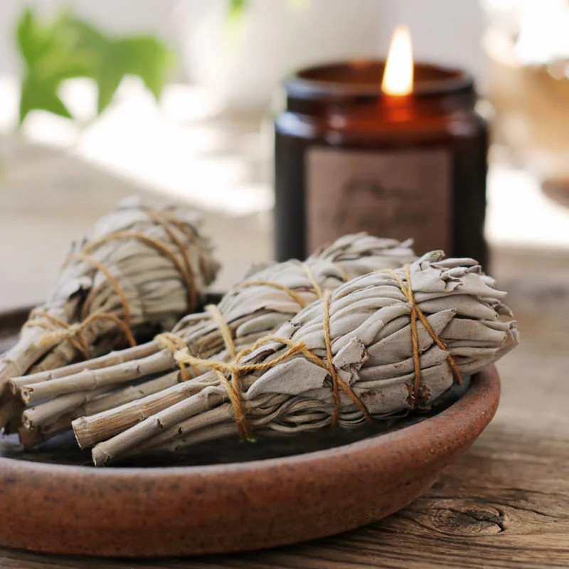White Grandfather Sage Smudge Stick