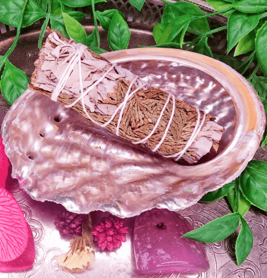 White Sage and Cedar Smudge Stick - Spirit and Stardust