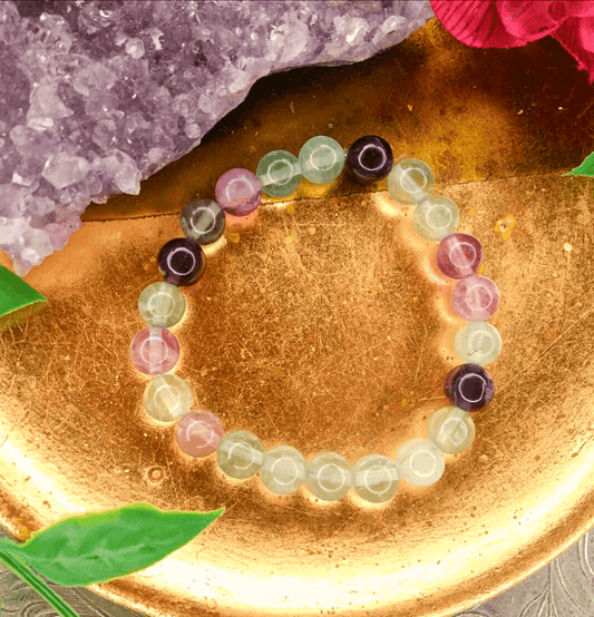 Fluorite Bracelet For Positivity - Spirit and Stardust