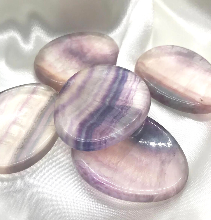 Fluorite Worry Stone