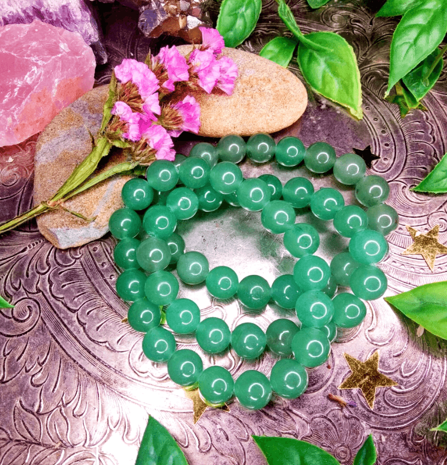 Green Aventurine Bracelet For Luck - Spirit and Stardust