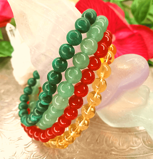 Health, Wealth and Success Energy Bracelet Set - Spirit and Stardust