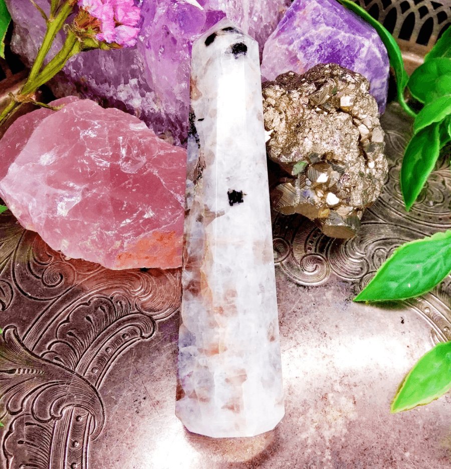 Rainbow Moonstone Crystal Generator - Spirit and Stardust
