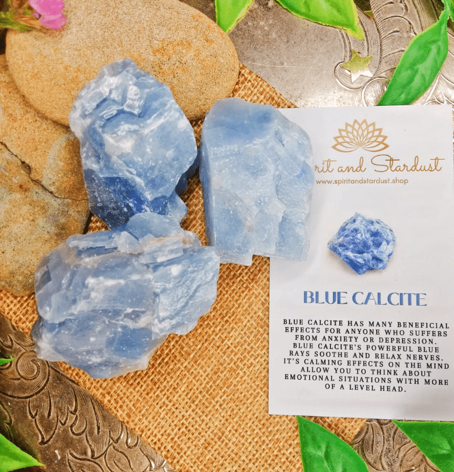 Raw Blue Calcite: The Stone of Relaxation - Spirit and Stardust
