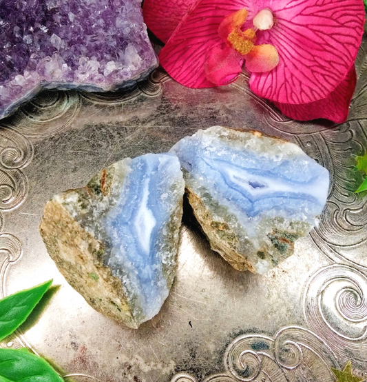 Raw Blue Lace Agate: The Stone of Tranquility