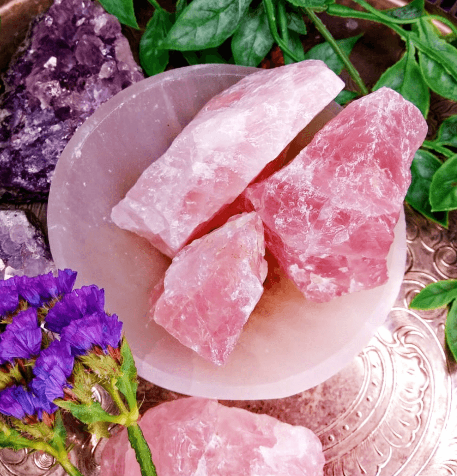Raw Rose Quartz: The Stone of Love - Spirit and Stardust