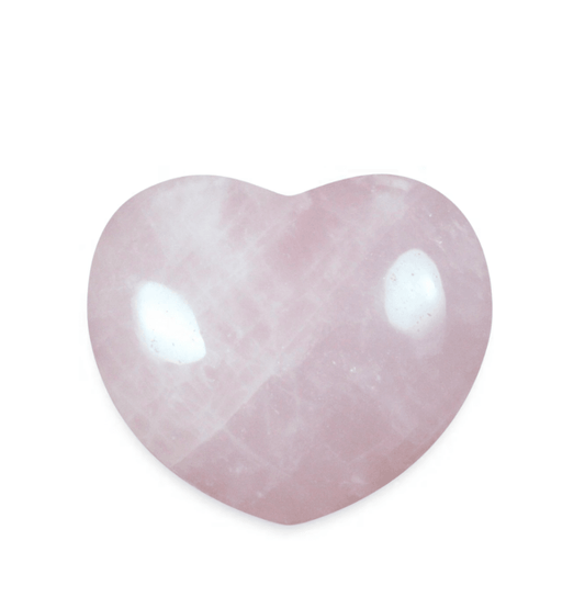 Rose Quartz Crystal Heart (3cm) - Spirit and Stardust