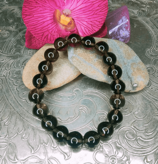Smoky Quartz Bracelet For Anxiety Relief - Spirit and Stardust