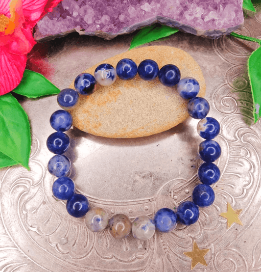 Sodalite Bracelet For Wisdom and Logic - Spirit and Stardust