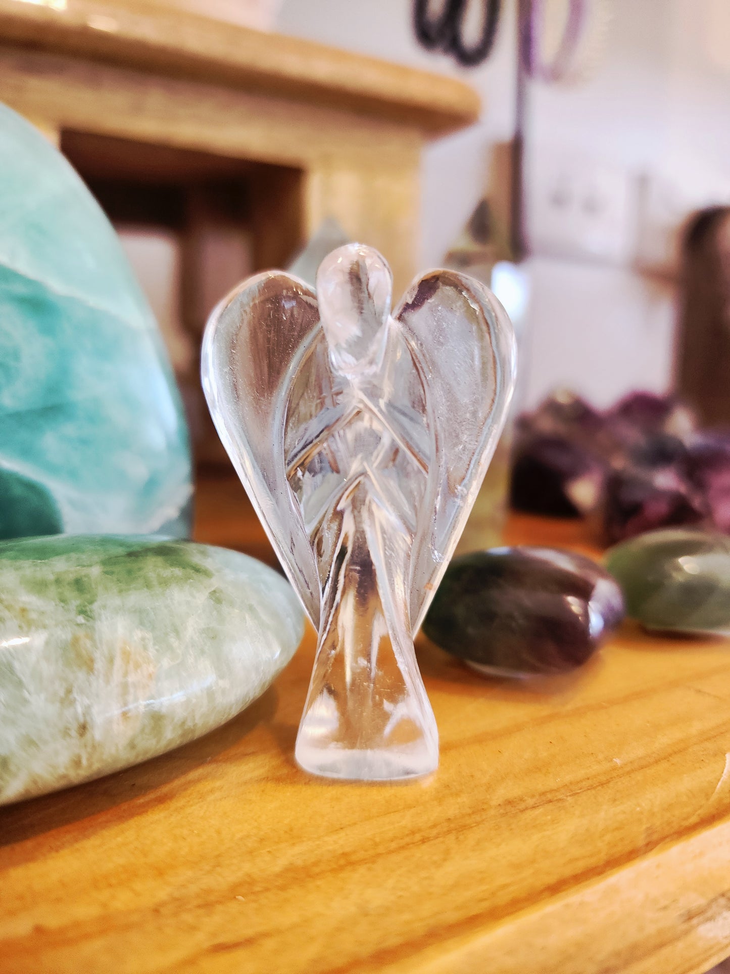 Clear Quartz Crystal Angel