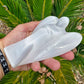 White Selenite Angel Lamp
